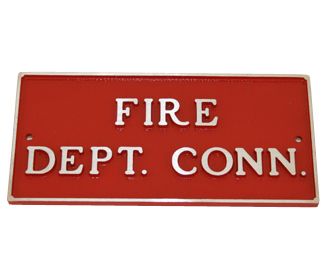 Sign Alum 8x4 Fire Dept Connection