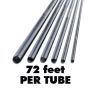 All Thread Rod Galvanized 1/2 x 6' (sold by the tube)