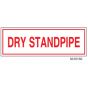 Sign Alum  6x2 Dry Standpipe (100/1000/22#)