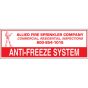 Sign Alum Personalized 6x2 Anti-Freeze System (100/3.4#)