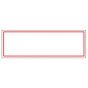 Sign Vinyl Personalized Decal 6 x 2 blank White