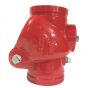 Fire Protection Grooved Check Valve 2-1/2" Ductile Iron Red