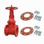 Fire Protection OS&Y Gate Valve D.I. Body Flanged 4" w/ two NBG kits