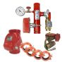 System Sensor Riser Manifold GROOVED 2" w/T&D, Bronze Butterball & Check Valve + 4 Couplings