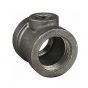 Pipe Fitting Cast Iron Reducing Tee 1" x 1" x 1/2"