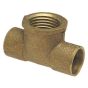 Copper Fitting 3/4"x3/4"x1/2"CxCxF Cast Br Tee(=Nibco 712)