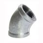Pipe Fitting Malleable Galvanized Iron 45° Elbow 1/2"