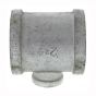 Pipe Fitting Malleable Galvanized Iron Reducing Tee 2" x 2" x 1/2"