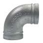 GALVANIZED Grooved  90  4" Elbow Std Long  (201)