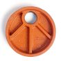 Grooved End Cap 3" w/Hole 1" (602)