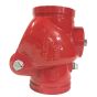 Fire Protection Grooved Check Valve 12" Ductile Iron Red