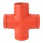 Grooved Straight Cross 1-1/2" Standard Radius (401) CLOSEOUT