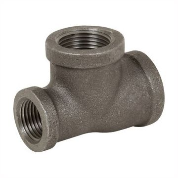 Pipe Fitting Malleable Iron Reducing Tee 3/4" x 3/4" x 1"